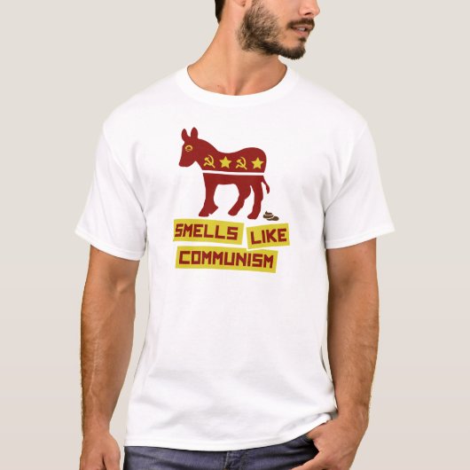 Smells als het communisme t-shirt (Voorkant)