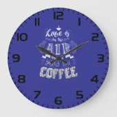 Smells als koffie grote klok (Voorkant)