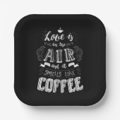 Smells als koffie papieren bordje (Voorkant)