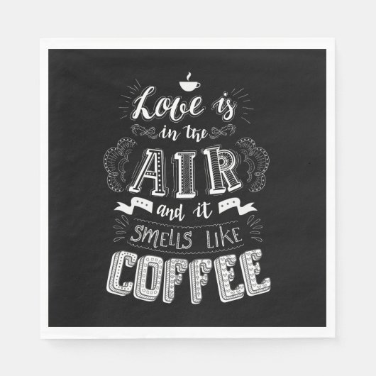 Smells als koffie servet (Voorkant)