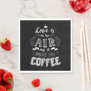 Smells als koffie servet