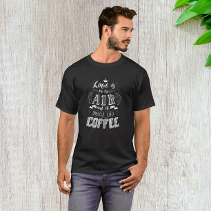 Smells als koffie t-shirt