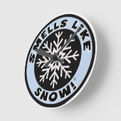 Smells als sneeuw! Klok! Ronde Klok (Hoek)