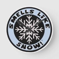 Smells als sneeuw! Klok!