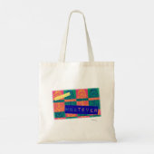 Smells als wat voor Fun Nineties Sarcasm Art Tote Bag (Achterkant)