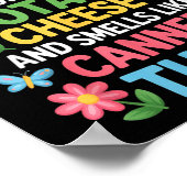 Smells Like Canned Tuna Inappropriate Humor Saying Poster (Hoek)