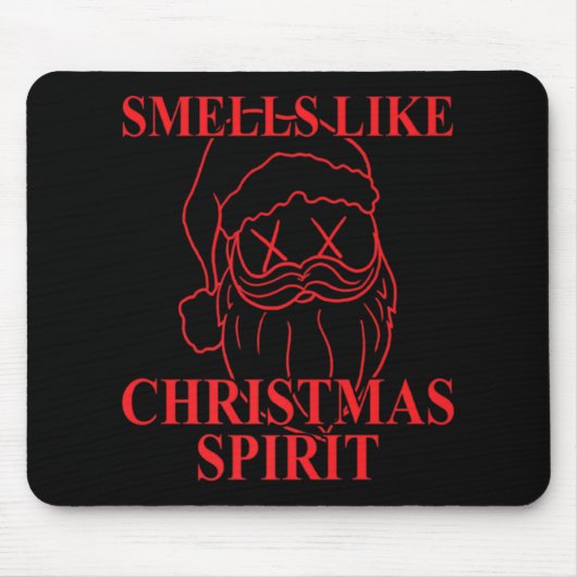 Smells Like Christmas Srit Santa Claus Xmas T Shir Muismat (Voorkant)