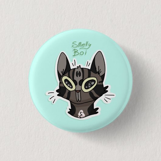 Smelly Boi Pin Ronde Button 3,2 Cm (Voorkant)