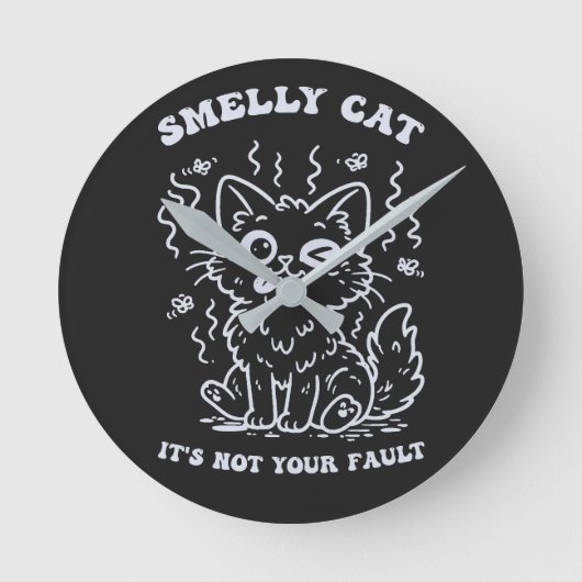 Smelly Cat Iconic Song Ronde Klok (Voorkant)