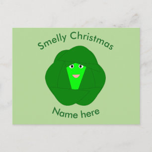 Smelly Kerstmis, aangepast Briefkaart Sprout