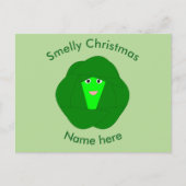 Smelly Kerstmis, aangepast Briefkaart Sprout (Voorkant)
