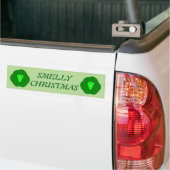 Smelly Kerstmis Brussel Sprout Aangepast Bumpersticker (Op Truck)