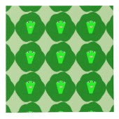 Smelly Kerstmis Brussel Sprout Aangepaste Fotokubu Kubus (Rechts)