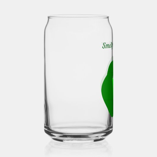 Smelly Kerstmis Brussel Sprout Funny Custom Blikvorm Glas (Rechts)