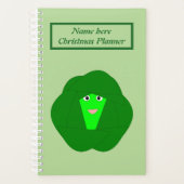 Smelly Kerstmis Brussel Sprout Gepersonaliseerd Planner (Voorkant)