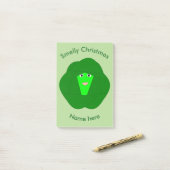 Smelly Kerstmis Brussel Sprout Post schrijft Pad Post-it® Notes (Op bureau)