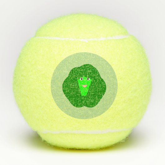 Smelly Kerstmis Brussel Sprout Tennisballen (Voorkant)
