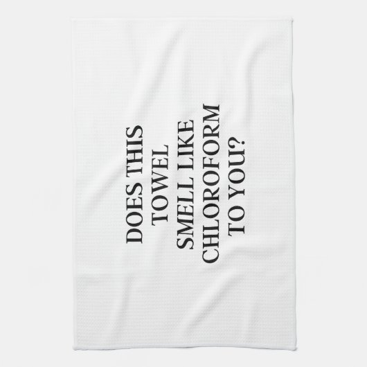 Smelt deze handdoek als chloroform voor jou? (Verticaal)