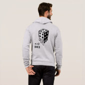 Smelt dobbelstenen hoodie (Achterkant volledig)