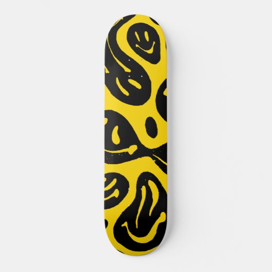 Smelt Happy Face Persoonlijk Skateboard (Voorkant)