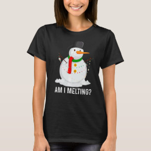 Smelt ik de sneeuwman in de lente? t-shirt