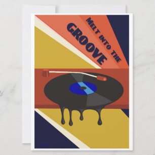 Smelt in de Groove Small Print Feestdagenkaart