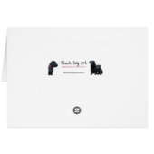 Smelt met hart - zwart lab (Achterkant Horizontaal)