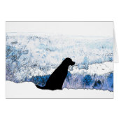 Smelt met hart - zwart lab (Voorkant Horizontaal)