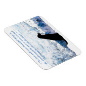 Smelt met hart - zwart lab magneet (Rechterzijde)