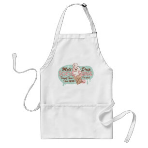 Smelt 'n' Drip Soft Serve Ice Cream Apron Standaard Schort