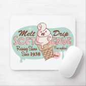 Smelt 'n-Drip Soft Serve Ice Cream Mousepad Muismat (Met muis)