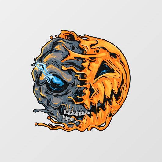 Smelt pomkin raamsticker (Vel)