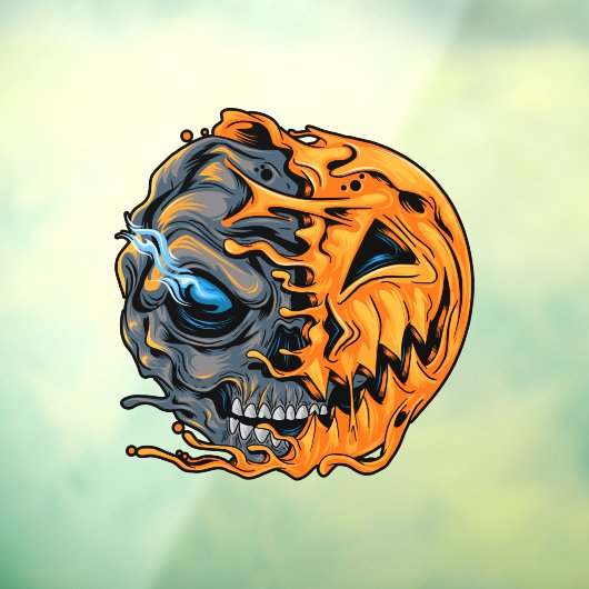 Smelt pomkin raamsticker (Vel 3)