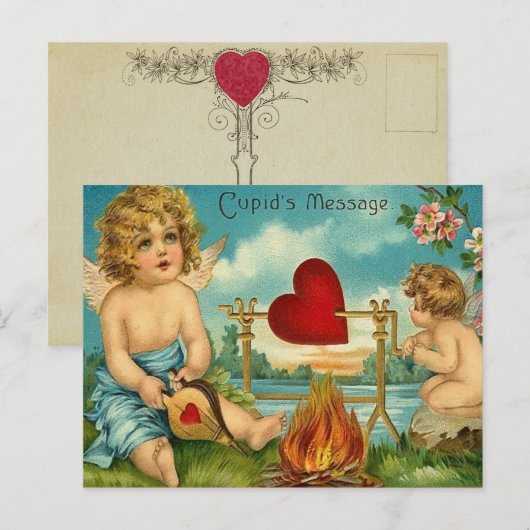 Smelt uw hart Valentijn Briefkaart (Voorkant / Achterkant)