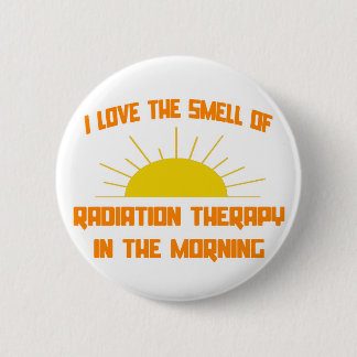 Smelt van stralingstherapie in de ochtend ronde button 5,7 cm