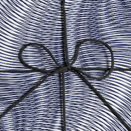 Smelt zilvereffect Moiré Stripes Trippy Abstract Cadeaupapier