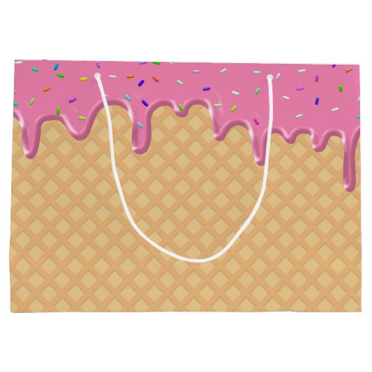 smeltaardbeienijspartij groot cadeauzakje (Achterkant)