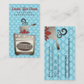 Smeltaroma's Koken van klasse personal chef-kok Visitekaartje (Voorkant / Achterkant)