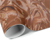 Smeltchocolade-cacaokraldessert Cadeaupapier (Rol Hoek)