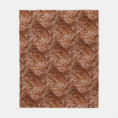 Smeltchocolade-cacaokraldessert Fleece Deken (Voorkant)