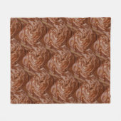Smeltchocolade-cacaokraldessert Fleece Deken (Voorkant (Horizontaal))