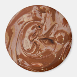 Smeltchocolade-cacaokraldessert Magneet