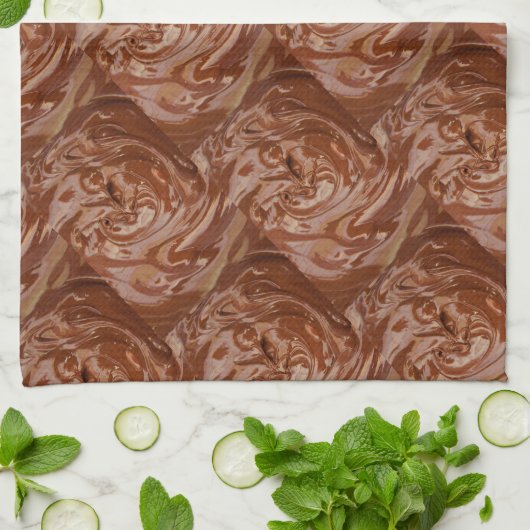 Smeltchocolade-cacaokraldessert Theedoek (Gevouwen)