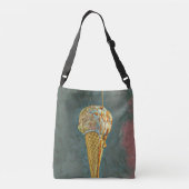 Smeltchocolade-ijsje Crossbody Tas (Achterkant)