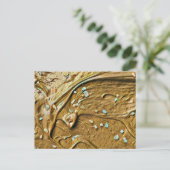 Smeltchocolade-ijskoeken sproinkles briefkaart (Staand voorkant)