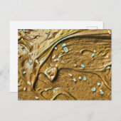 Smeltchocolade-ijskoeken sproinkles briefkaart (Voorkant / Achterkant)