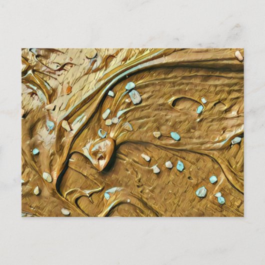 Smeltchocolade-ijskoeken sproinkles briefkaart (Voorkant)