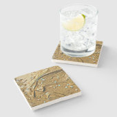 Smeltchocolade-ijskoeken sproinkles stenen onderzetter (Zijkant)