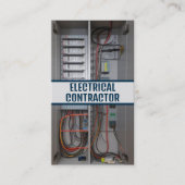 Smeltdoos voor elektrische aannemers visitekaartje (Voorkant)