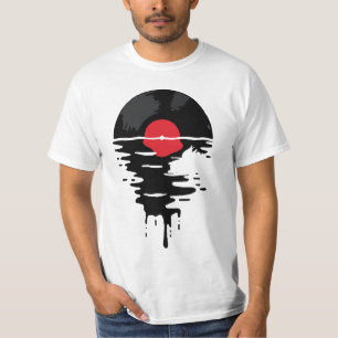 Smelten Dripping Cool Record: DJ Muziek T-Shirt